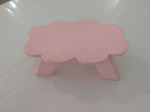 Boleira Madeira Nuvem Rosa 22X15X7 - imagem 2