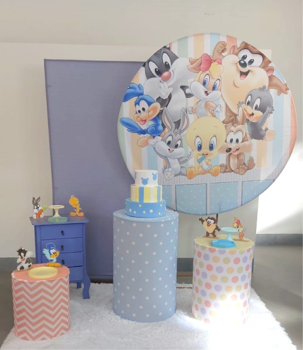 Kit Looney Tunes Baby Azul - feste_se_peguemonte