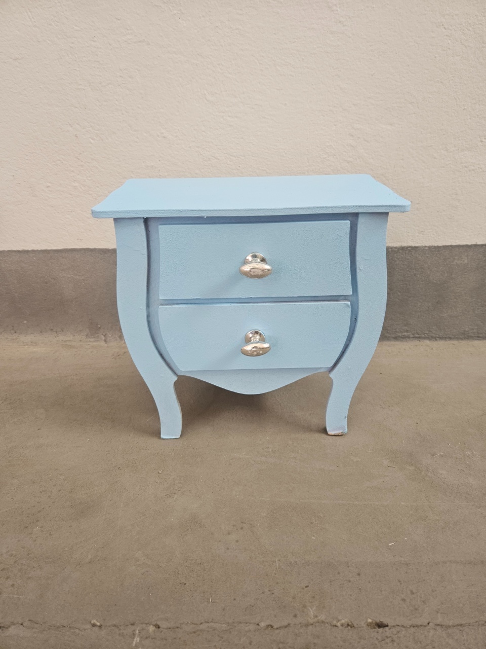Mini Cômoda Bombê 2 Gavetas Azul - feste_se_peguemonte
