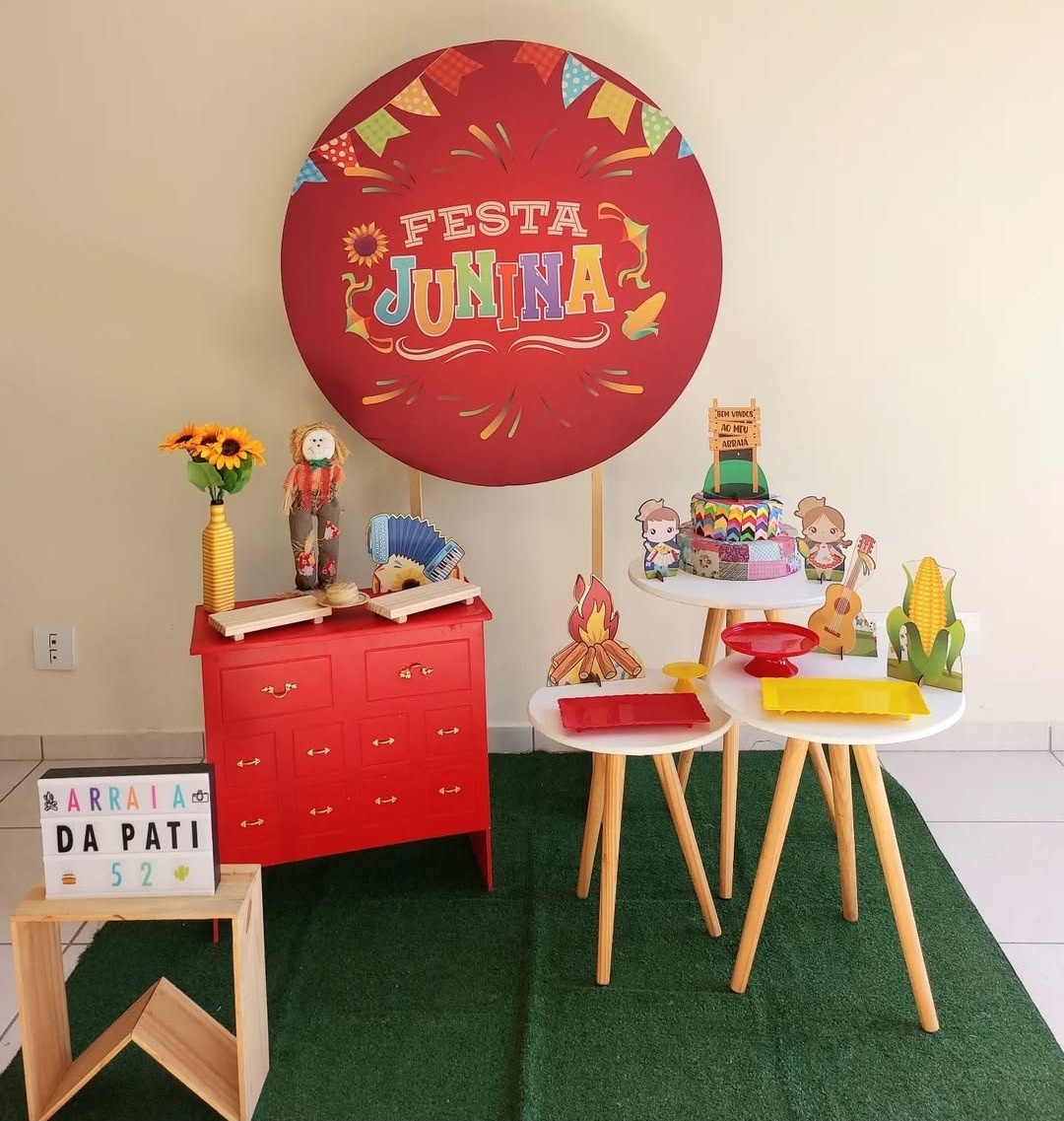 Kit Festa Junina (Vermelho) - feste_se_peguemonte