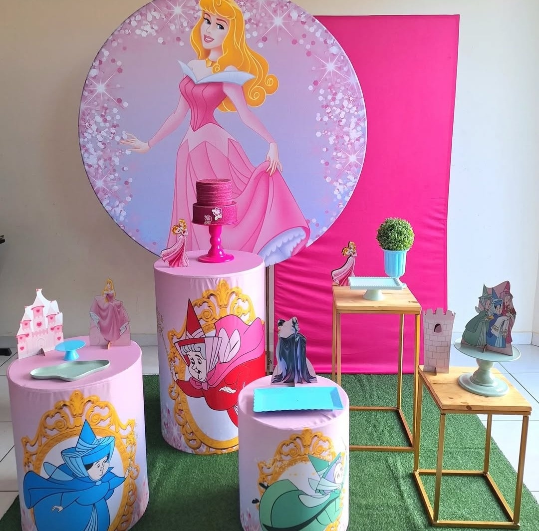 Kit Bela Adormecida Princesa Aurora (Disney) - feste_se_peguemonte