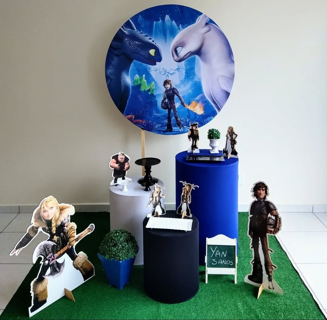 Kit Como Treinar Seu Dragão - feste_se_peguemonte