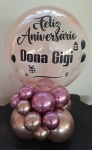 Bublle Aniversário (Arranjo de Bexiga Personalizado)  - imagem 3