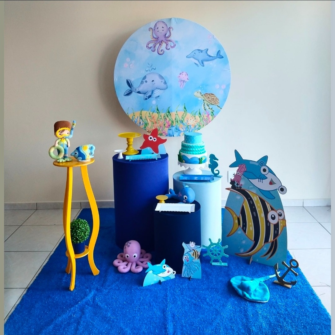 Kit Fundo Do Mar Azul - feste_se_peguemonte