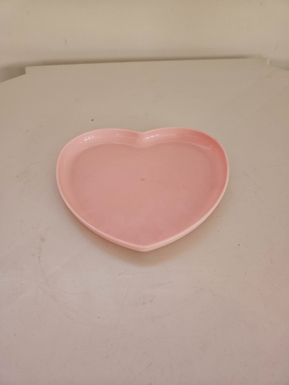 Bandeja Coração 20Cm Rosa Bebê  - feste_se_peguemonte