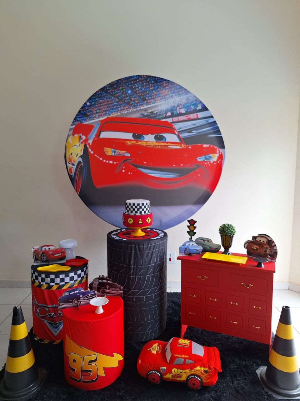 Kit Cars (Carros) Ii (Disney)/Relâmpago Mc Queen - feste_se_peguemonte