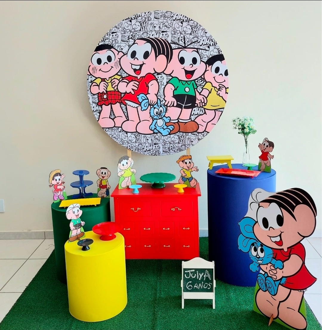 Kit  Turma da Mônica Ii (Vermelho) - feste_se_peguemonte