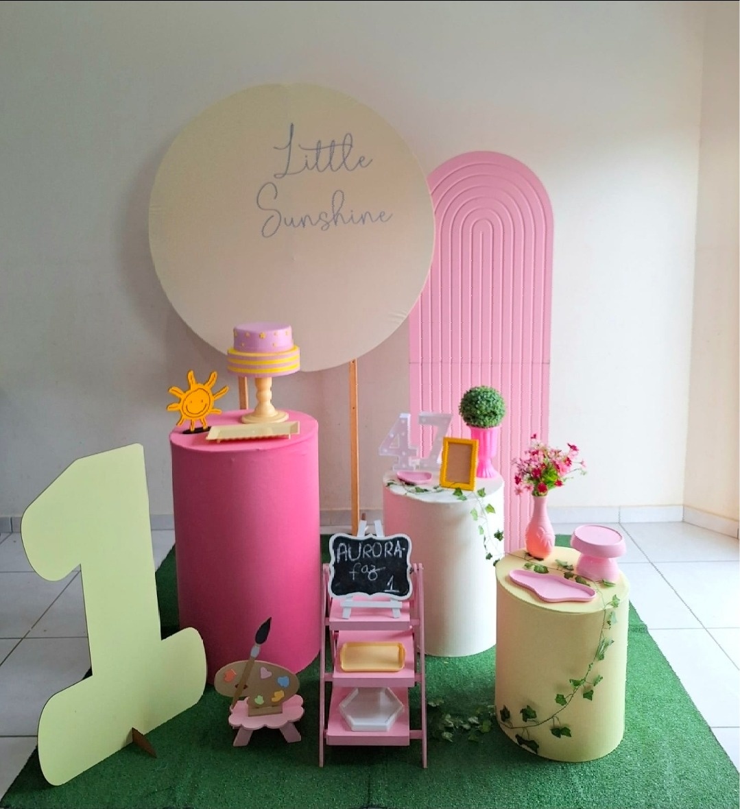 Kit Little Sunshine Rosa - feste_se_peguemonte