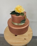 Bolo 2 Camadas Rosê Gold  - imagem 1