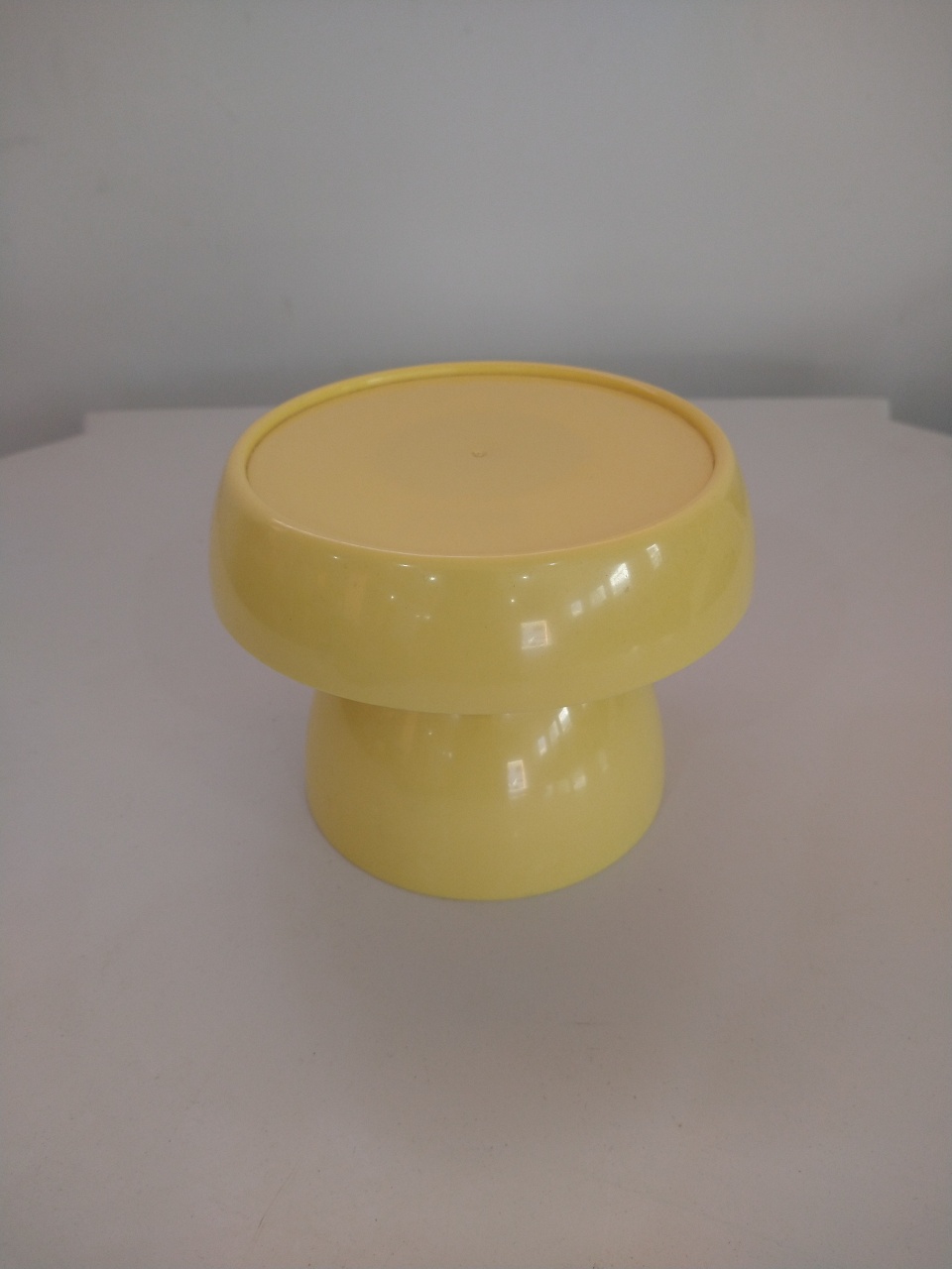 Boleira Cogumelo Borda Larga Amarelo Candy 13X12   - feste_se_peguemonte