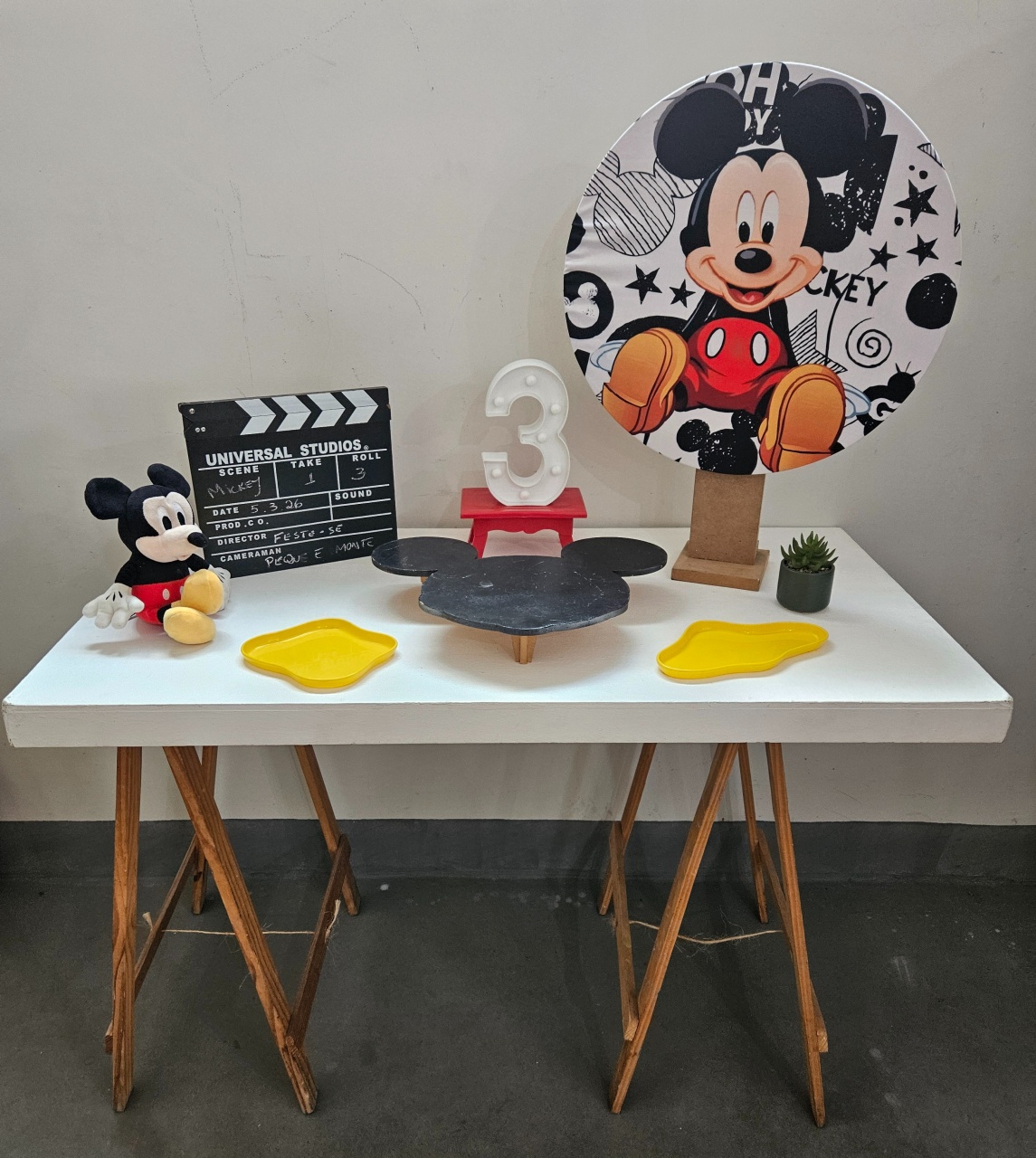 Mini Kit Básico Mickey Mouse (Disney) - feste_se_peguemonte