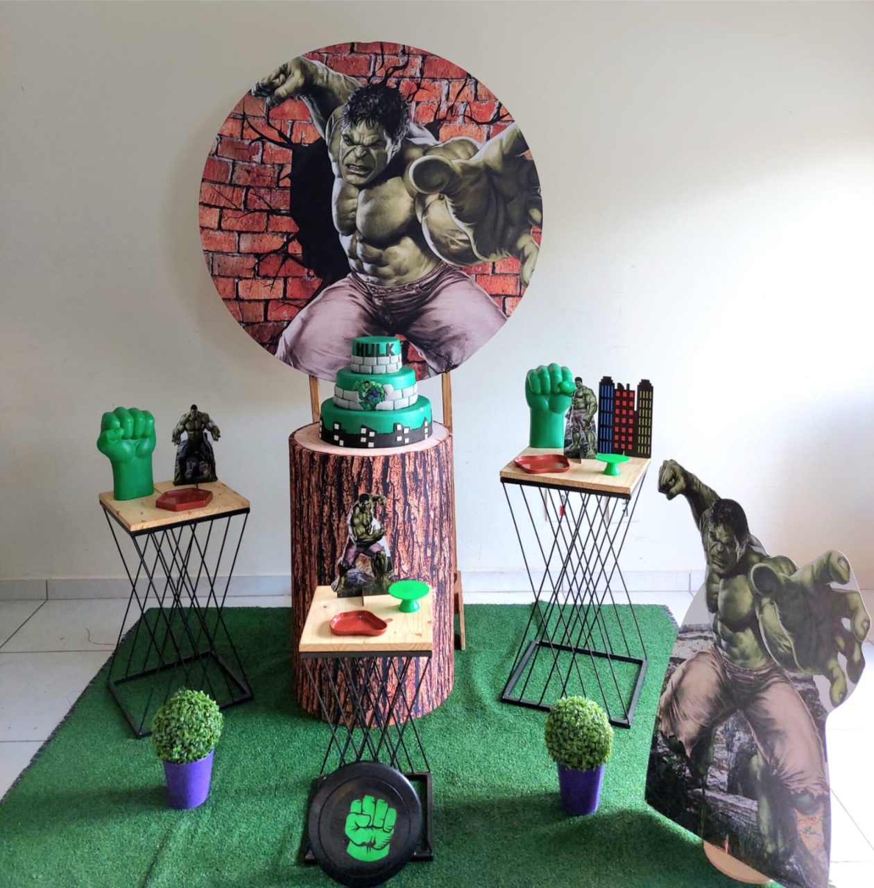 Kit Hulk Ii (Super Héroi) - feste_se_peguemonte