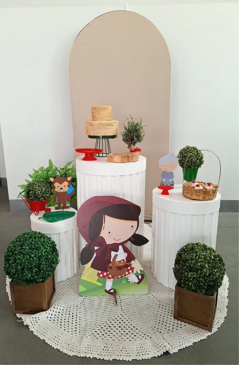 Kit Chapeuzinho Vermelho Clean - feste_se_peguemonte