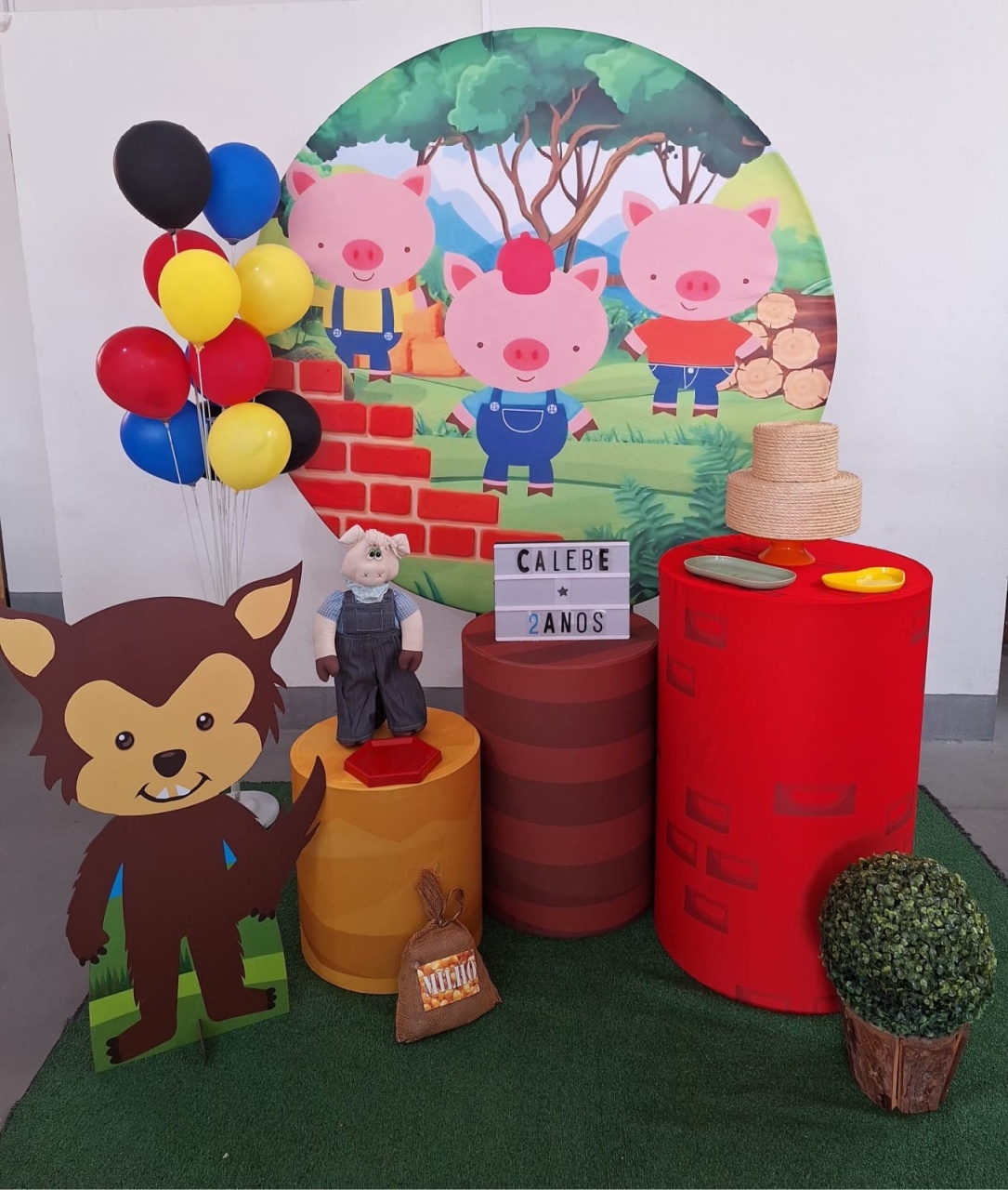 Kit Os Três Porquinhos - feste_se_peguemonte