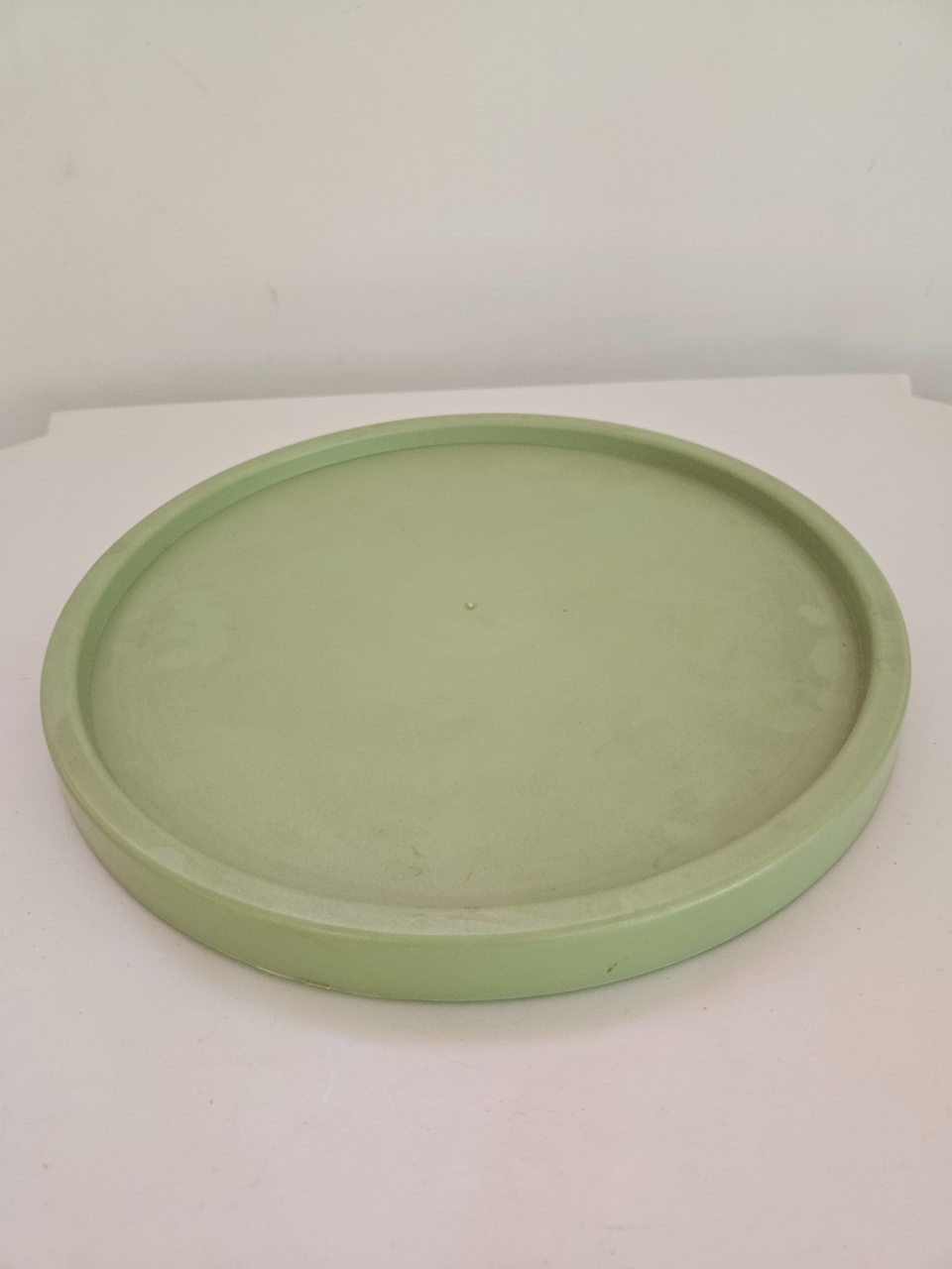 Bandeja Redonda 28Cm Verde Eucalipto  - feste_se_peguemonte