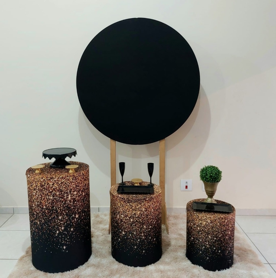 Kit Noite Dourada (Preto Com Dourado) - feste_se_peguemonte