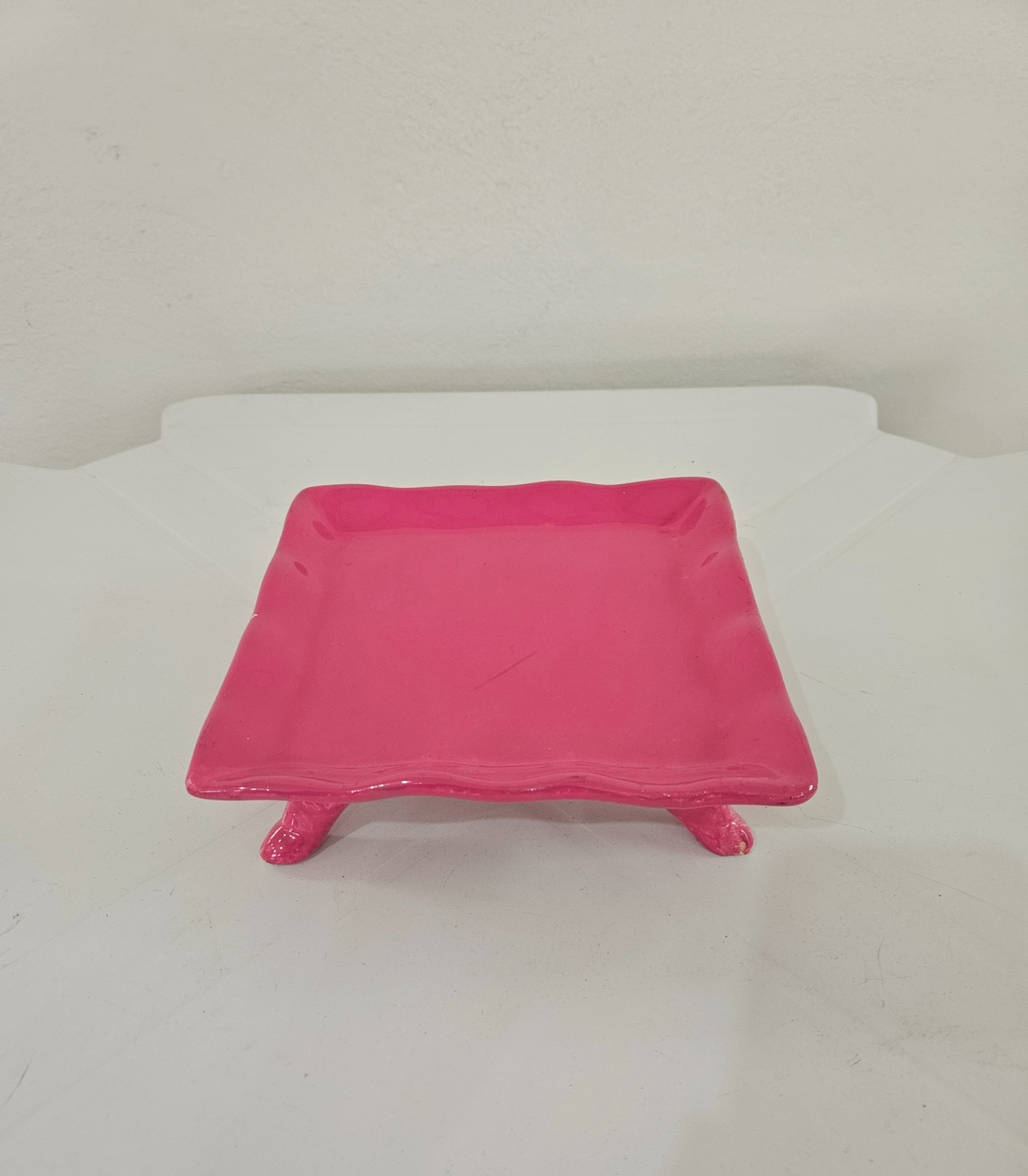 Boleira Cerâmica Pink 20X20X5 - feste_se_peguemonte