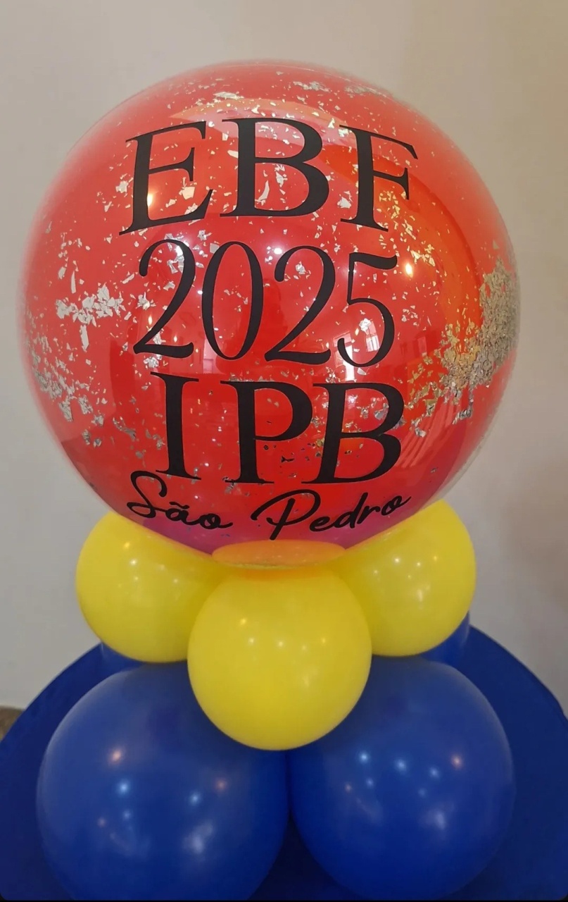 Bublle Evento (Arranjo de Bexiga Personalizado) - feste_se_peguemonte