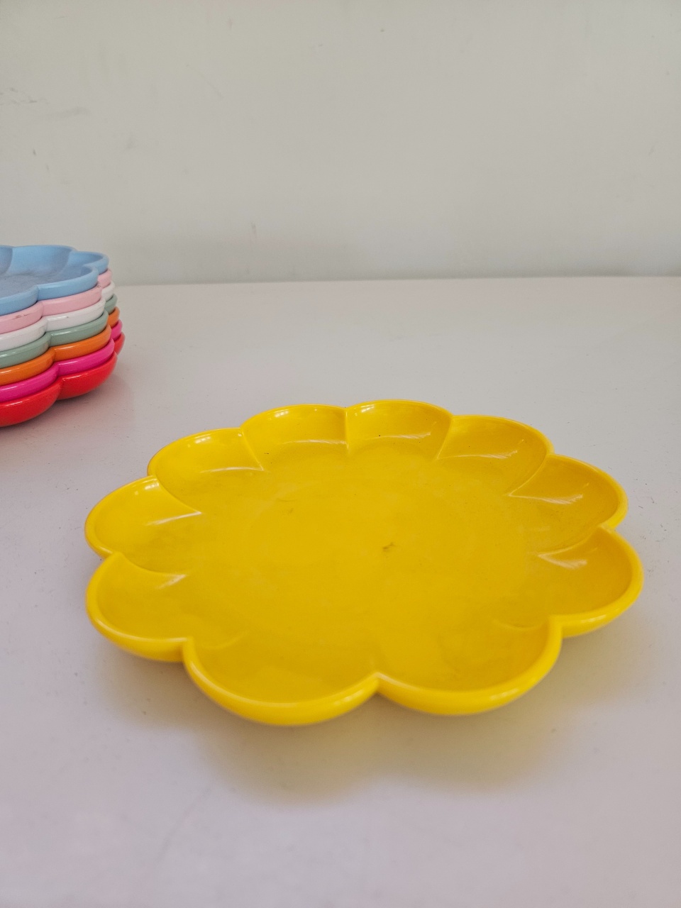 Bandeja Flower 18Cm Amarelo  - feste_se_peguemonte