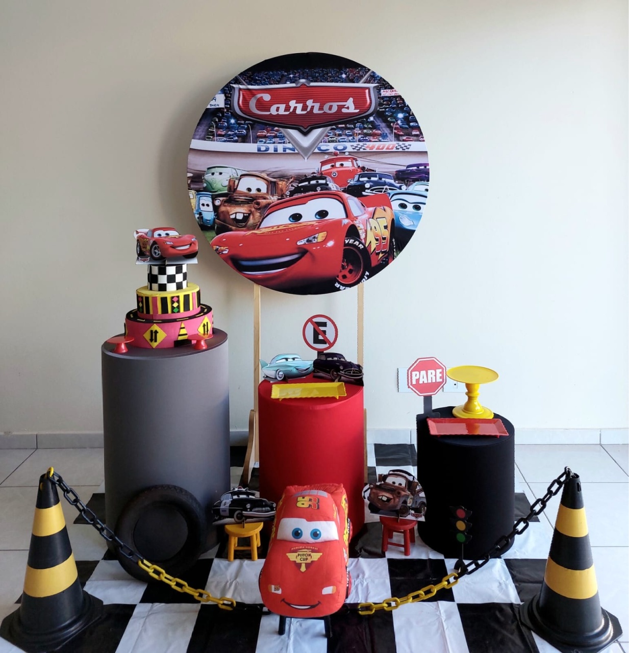 Kit Cars (Carros) Disney/Relâmpago  - feste_se_peguemonte
