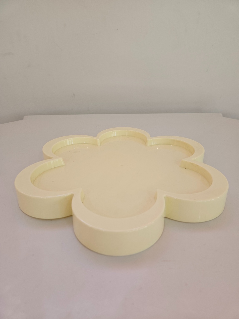 Bandeja Floratta 25Cm Amarelo Candy  - feste_se_peguemonte