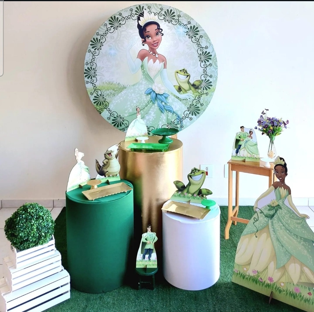 Kit Princesa Tiana (Disney) - feste_se_peguemonte