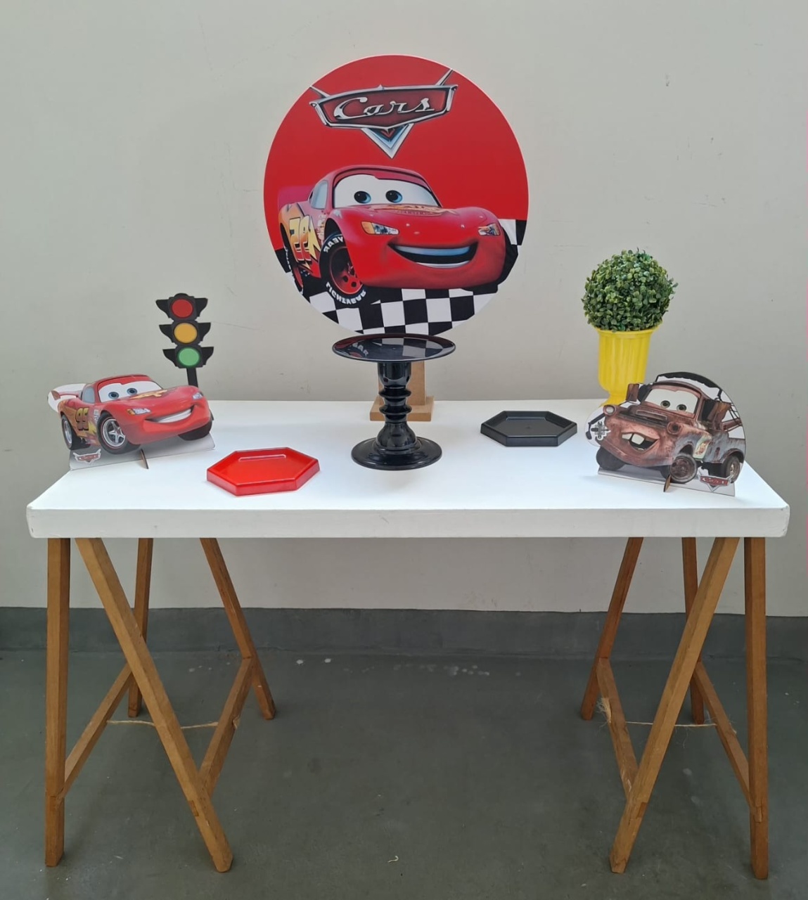 Mini Kit Básico Cars (Carros)/Relâmpago Mc Queen - feste_se_peguemonte