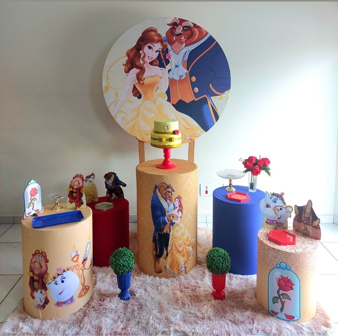Kit Bela E A Fera I (Disney) - feste_se_peguemonte