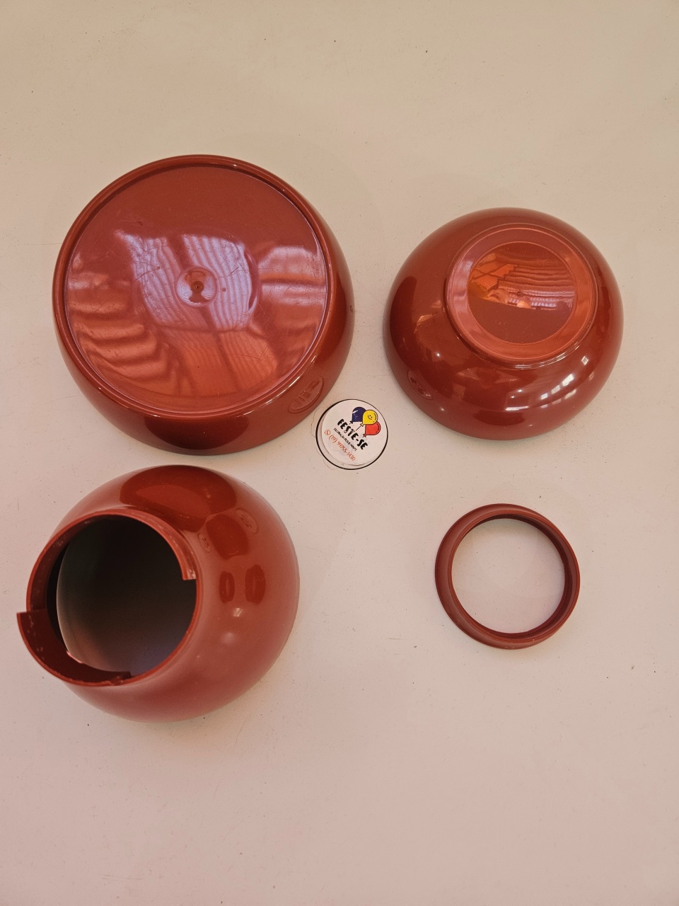 Boleira Cogumelo 16X12 Ou Vaso 15Cm Terracota Kit  - feste_se_peguemonte