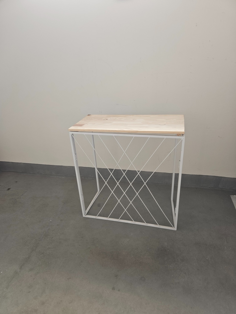 Mesa Dobravel Metal Branca Gg Aparador  - feste_se_peguemonte