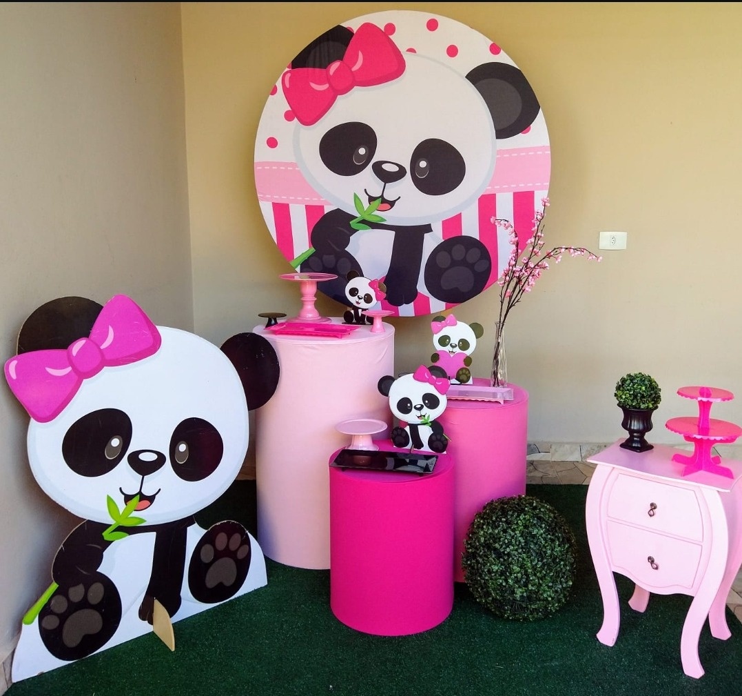 Kit Panda Rosa - feste_se_peguemonte