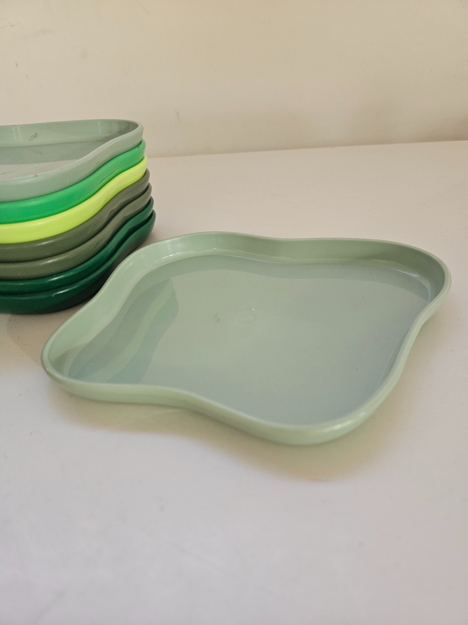 Bandeja Orgânica 180 (Maça) Verde Menta - feste_se_peguemonte