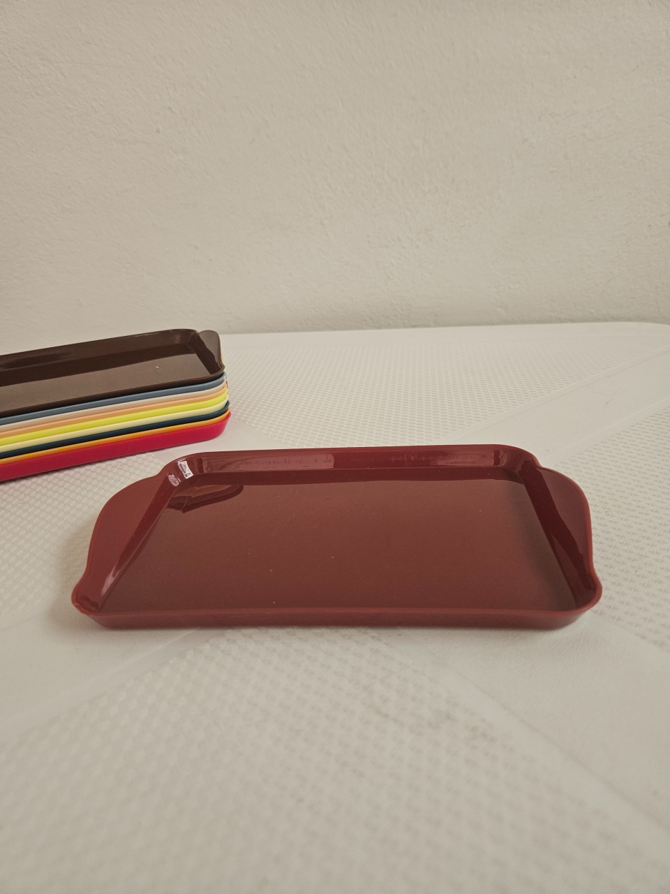 Bandeja P 20X13 Vermelho Cereja - feste_se_peguemonte
