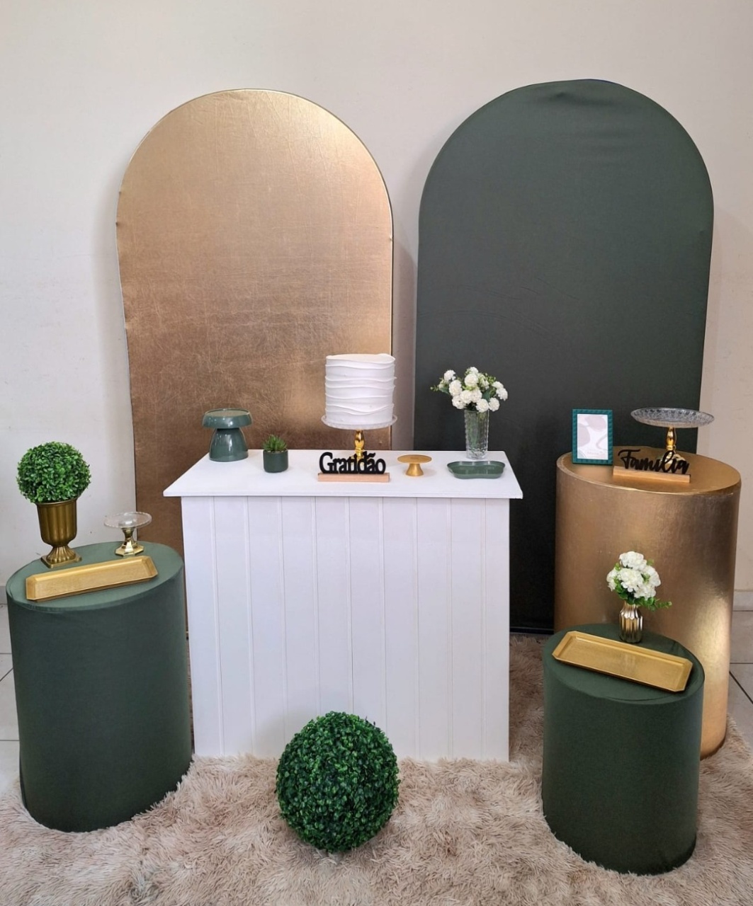 Kit Oliva Gold (Bodas Esmeralda, 40 Anos de Casamento) - feste_se_peguemonte