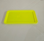 Bandeja 30X16 Amarelo Neon Borda Reta Texturizada  - imagem 1