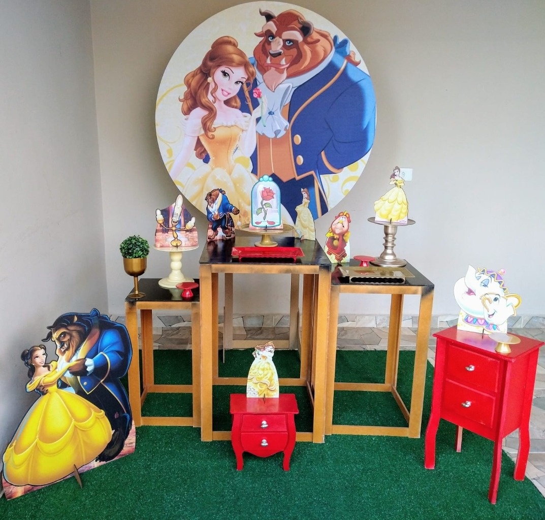 Kit Bela E A Fera Ii (Disney) - feste_se_peguemonte
