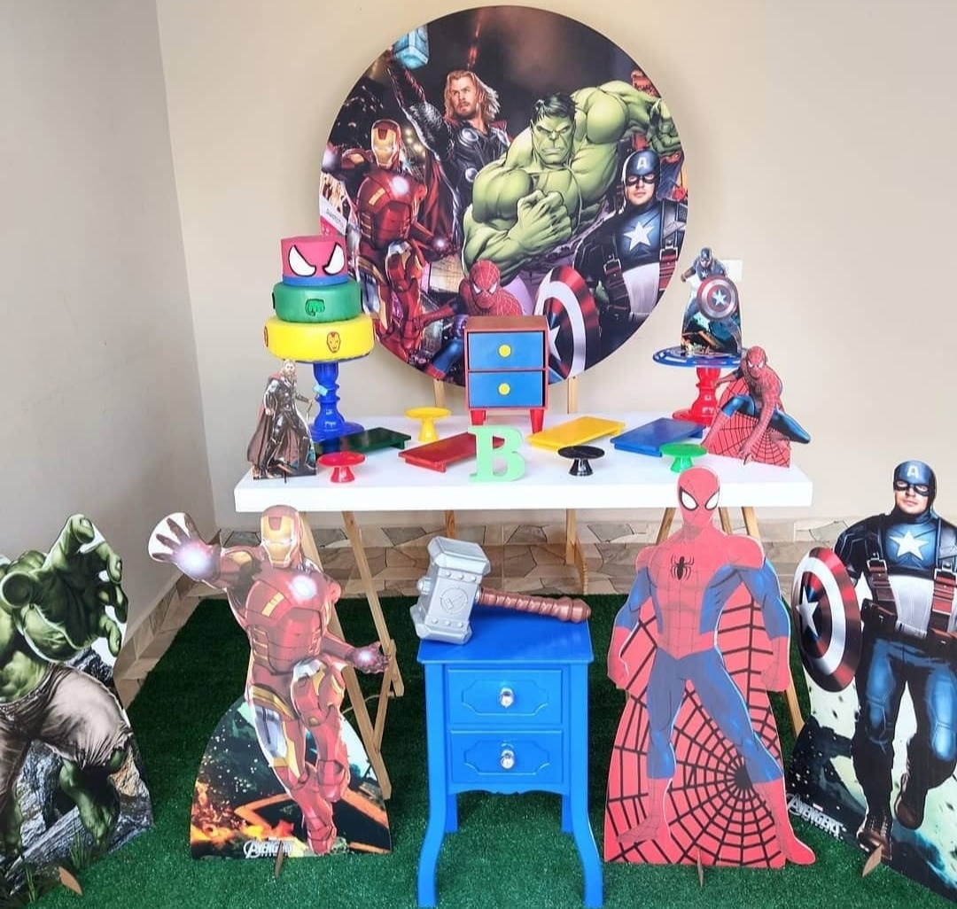 Kit Os Vingadores Ii (Super Heroi) - feste_se_peguemonte