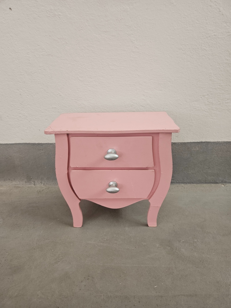 Mini Cômoda Bombê 2 Gavetas Rosa @ - feste_se_peguemonte