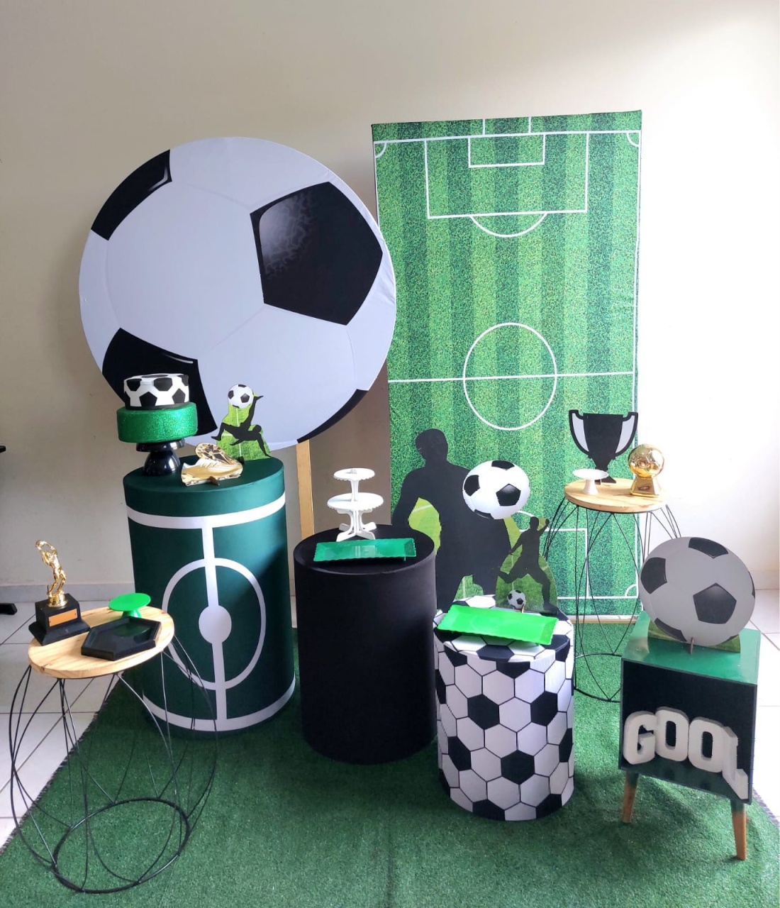 Kit Futebol Verde Master - feste_se_peguemonte
