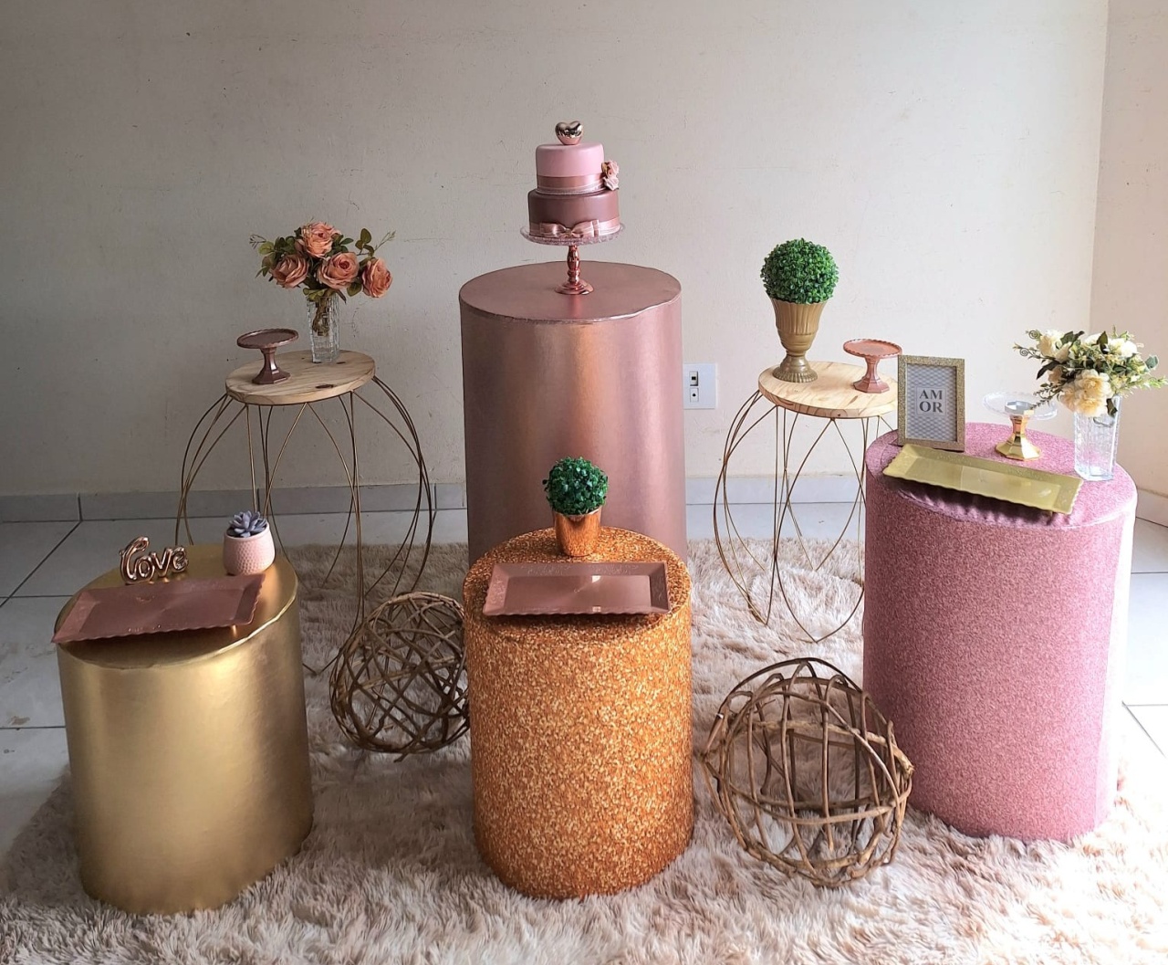 Kit Gold Rose Gold - feste_se_peguemonte
