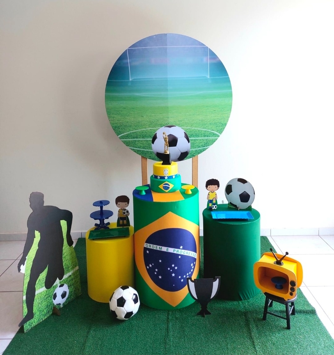 Kit Futebol Brasil Verde E Amarelo (Copa Do Mundo) - feste_se_peguemonte