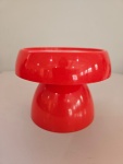 Boleira Cogumelo Borda Larga Vermelho 13X12 - imagem 1