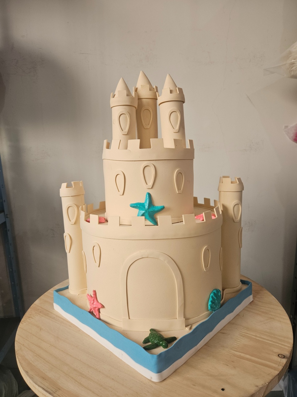 Bolo 3 Camadas Castelo da Sereia - feste_se_peguemonte