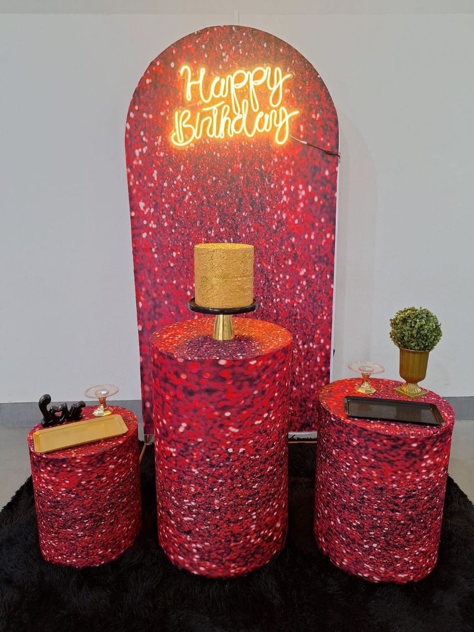 Kit Happy Birthday Vermelho Rubi - feste_se_peguemonte