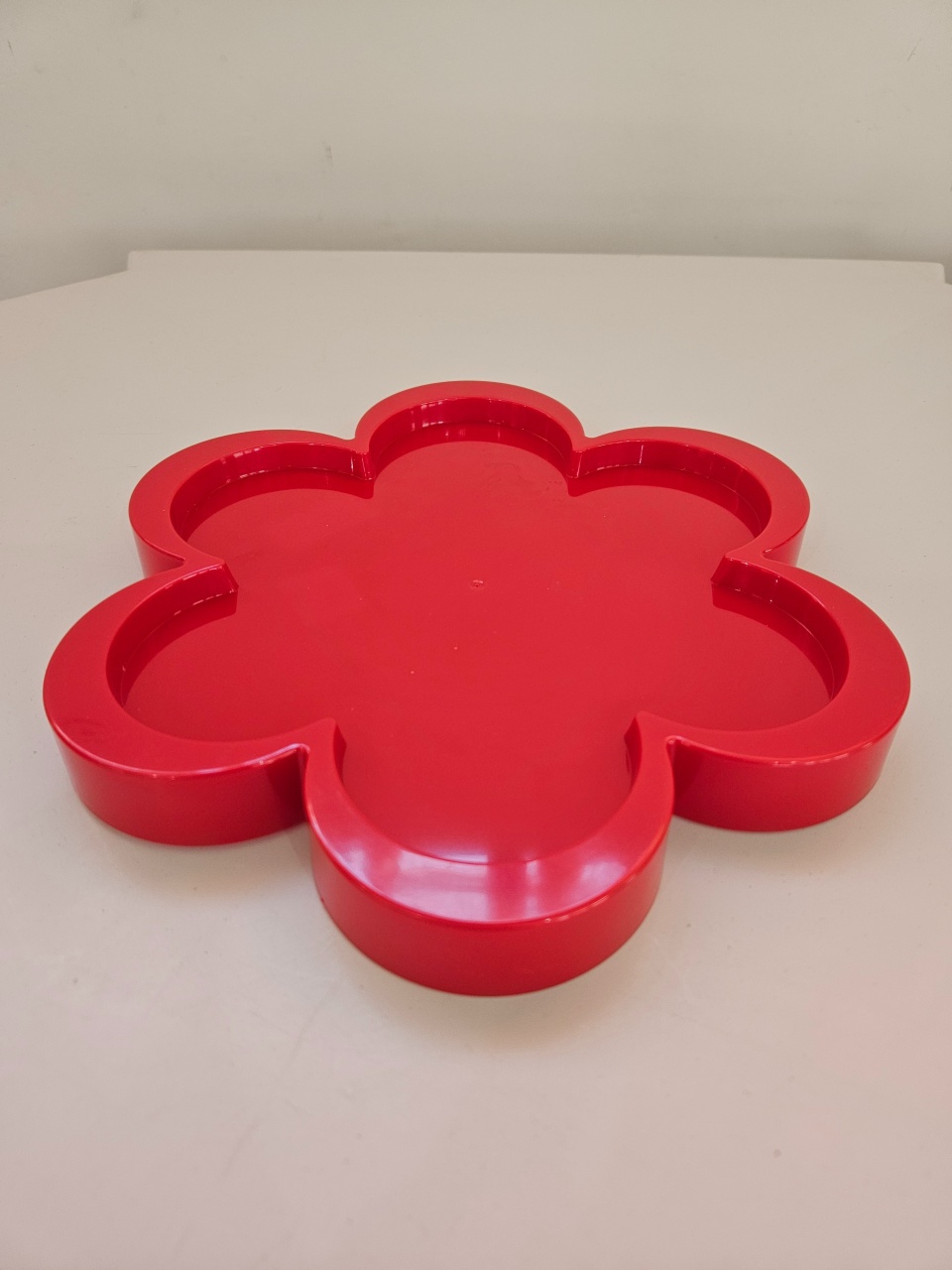 Bandeja Floratta 25Cm Vermelho - feste_se_peguemonte
