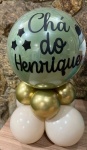 Bublle Chá Revelação, Chá de Bebê (Arranjo de Bexiga Personalizado) - imagem 1