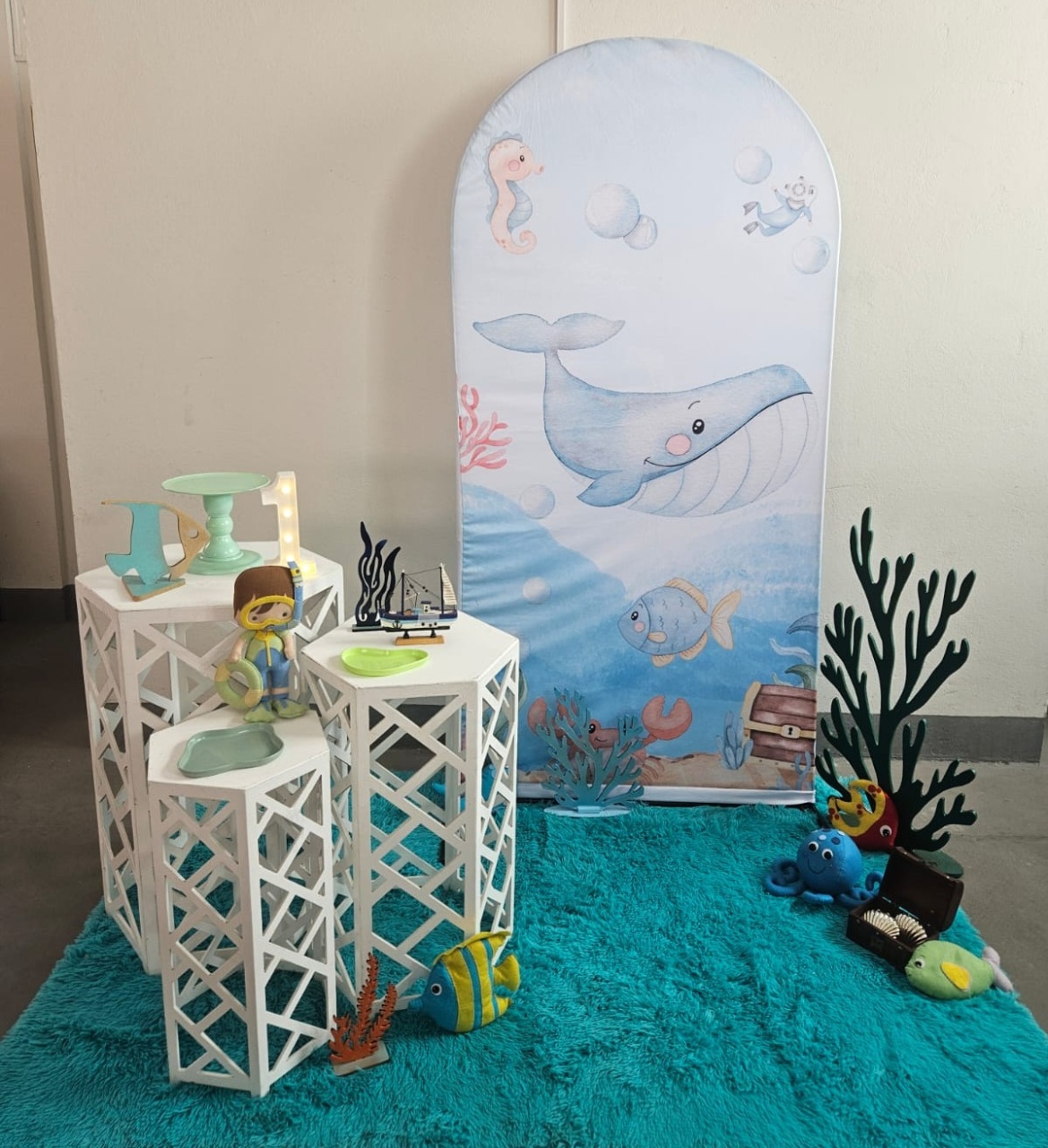 Kit Fundo Do Mar (Verde) - feste_se_peguemonte
