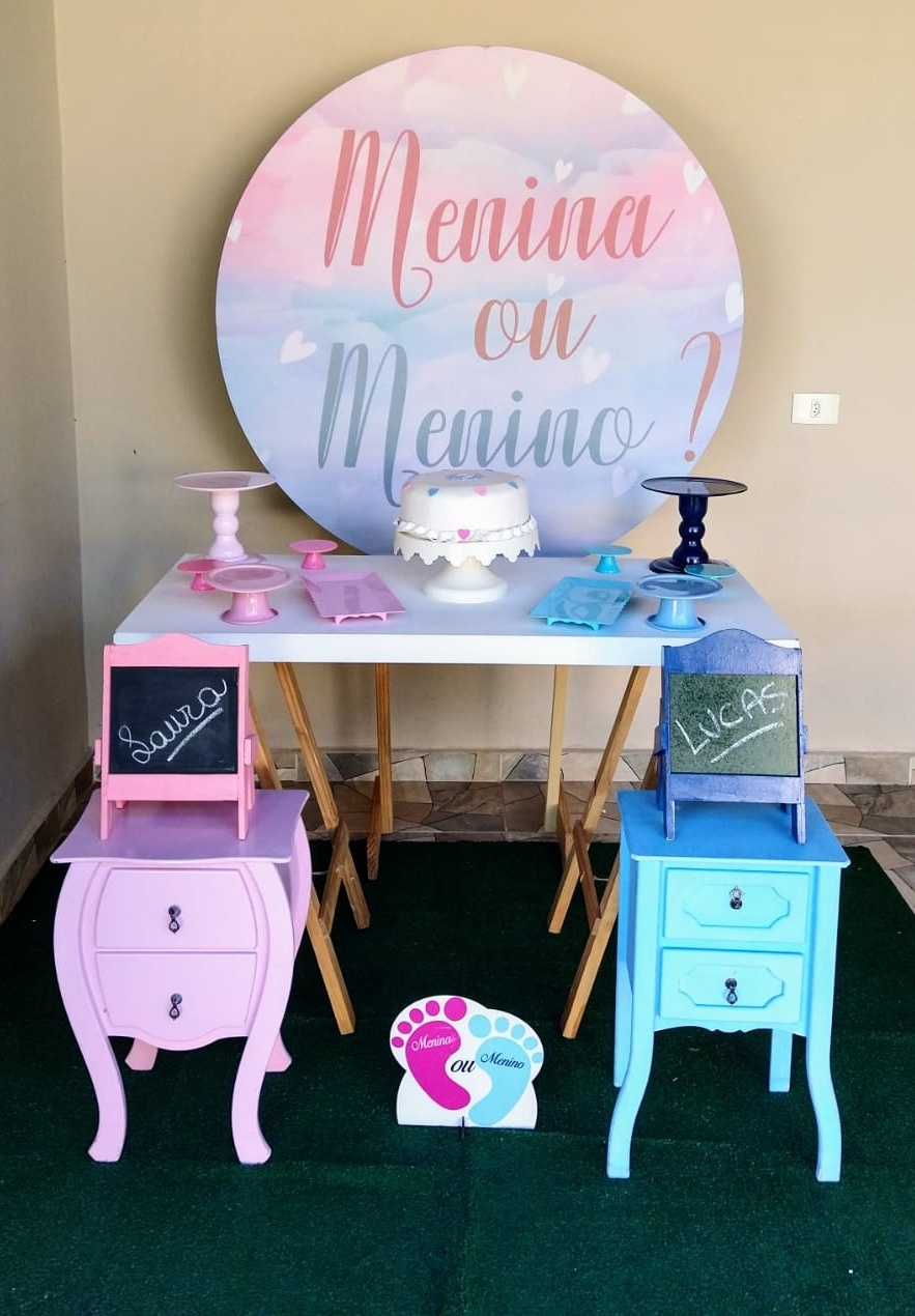 Kit Chá Revelação Menina Ou Menino Ii - feste_se_peguemonte