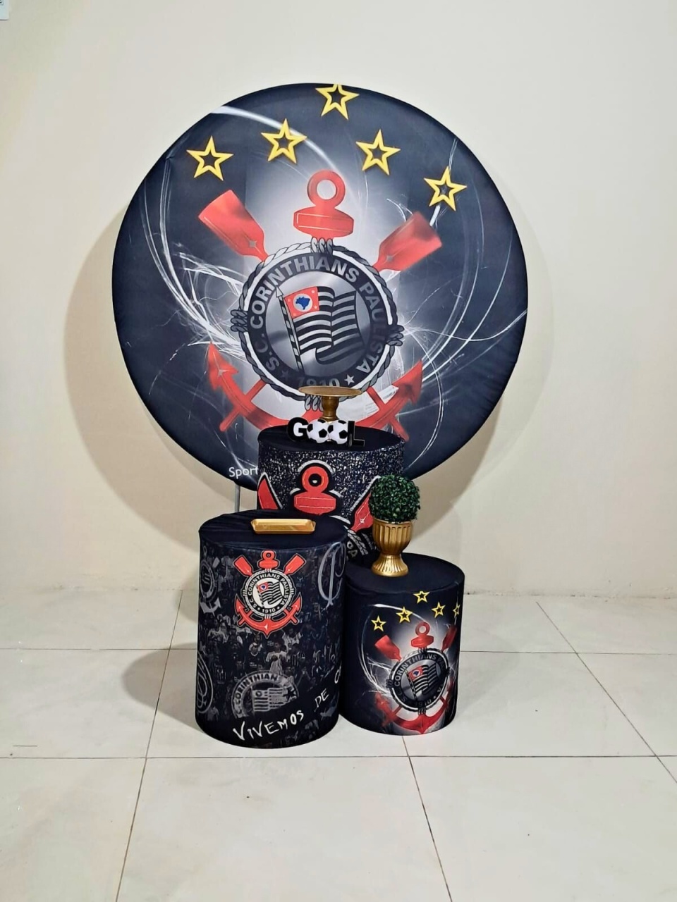 Kit Corinthians - Básico - comdecoracaofestas