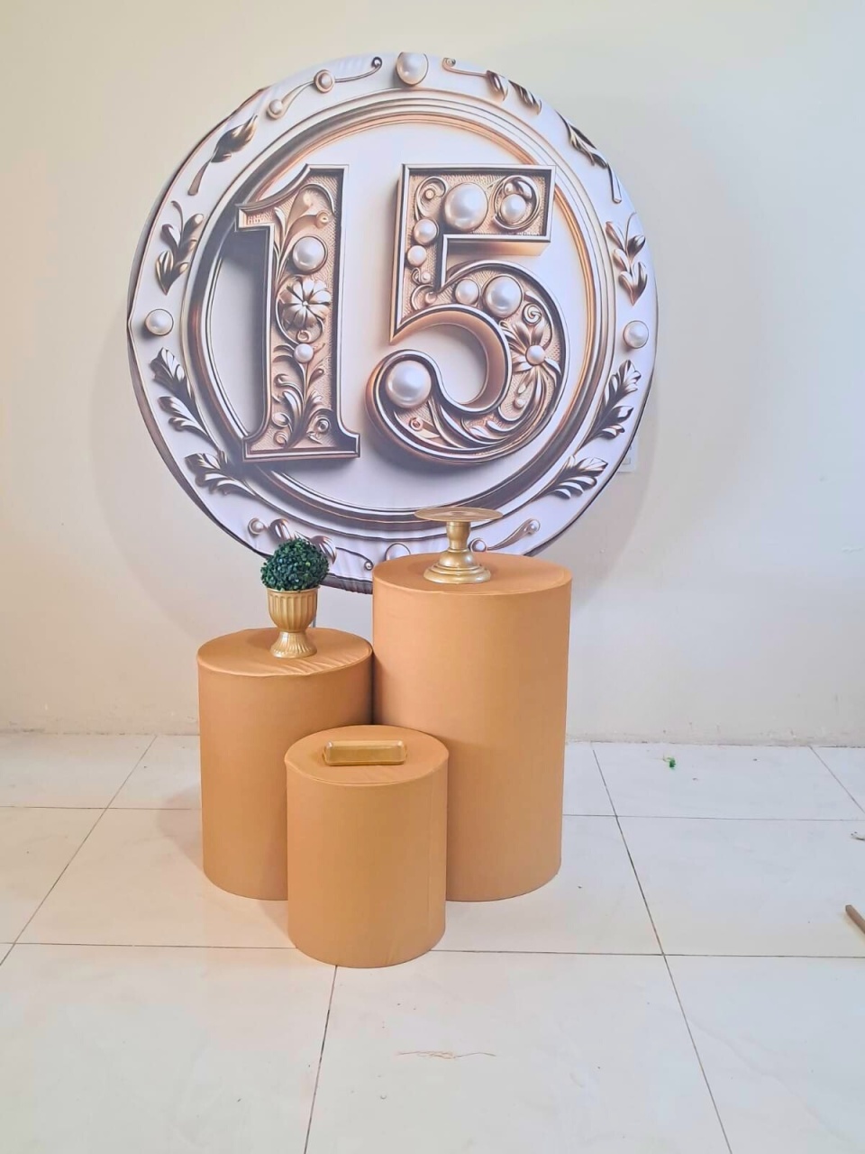 Kit 15 Anos Bronze - Básico - comdecoracaofestas